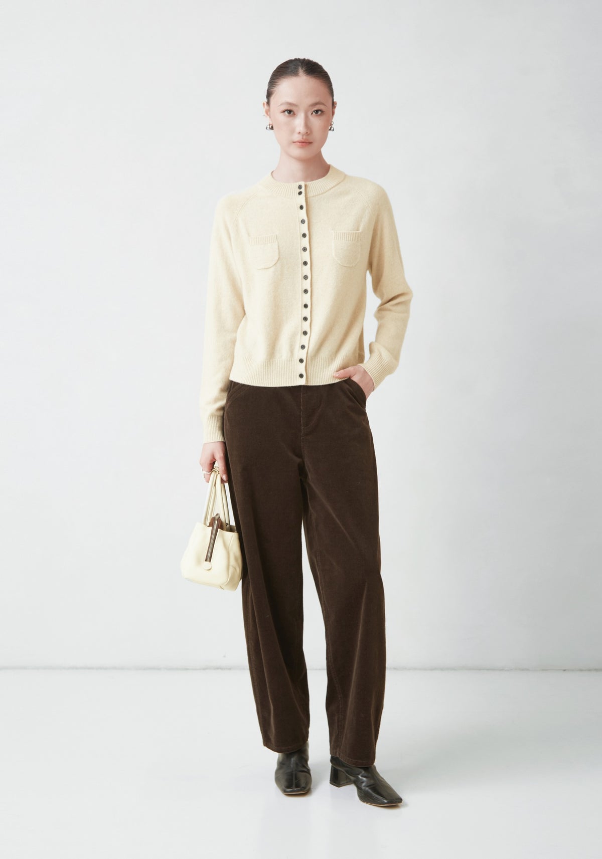 Pocket-detail cardigan