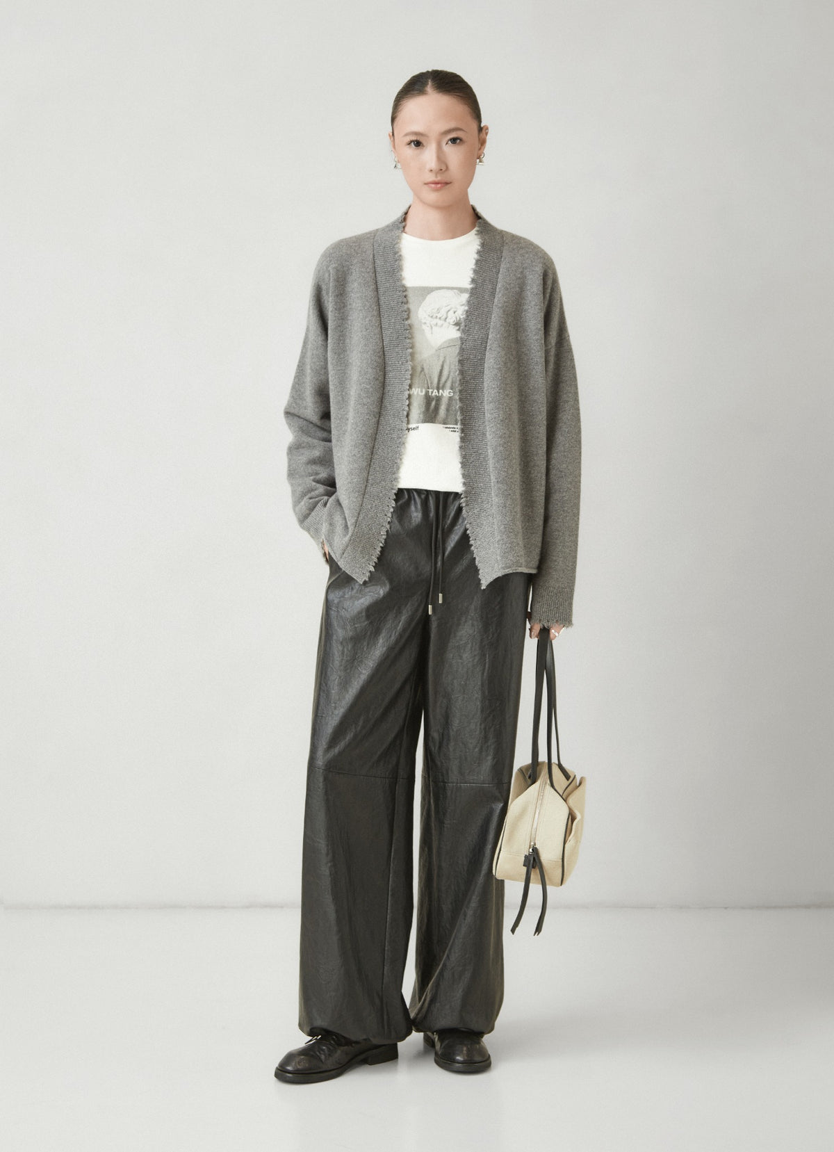 Open-front cardigan