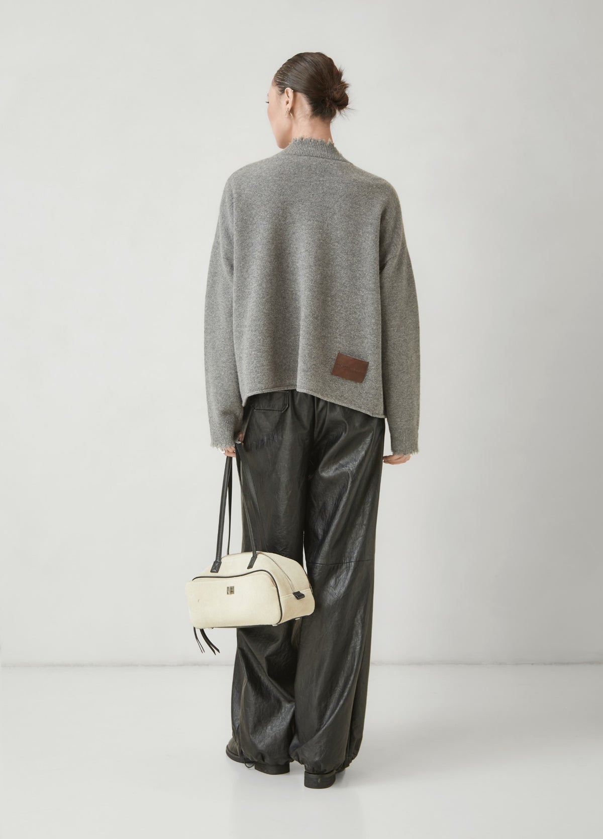 WU TANG Open-front cardigan, Grey, view 2
